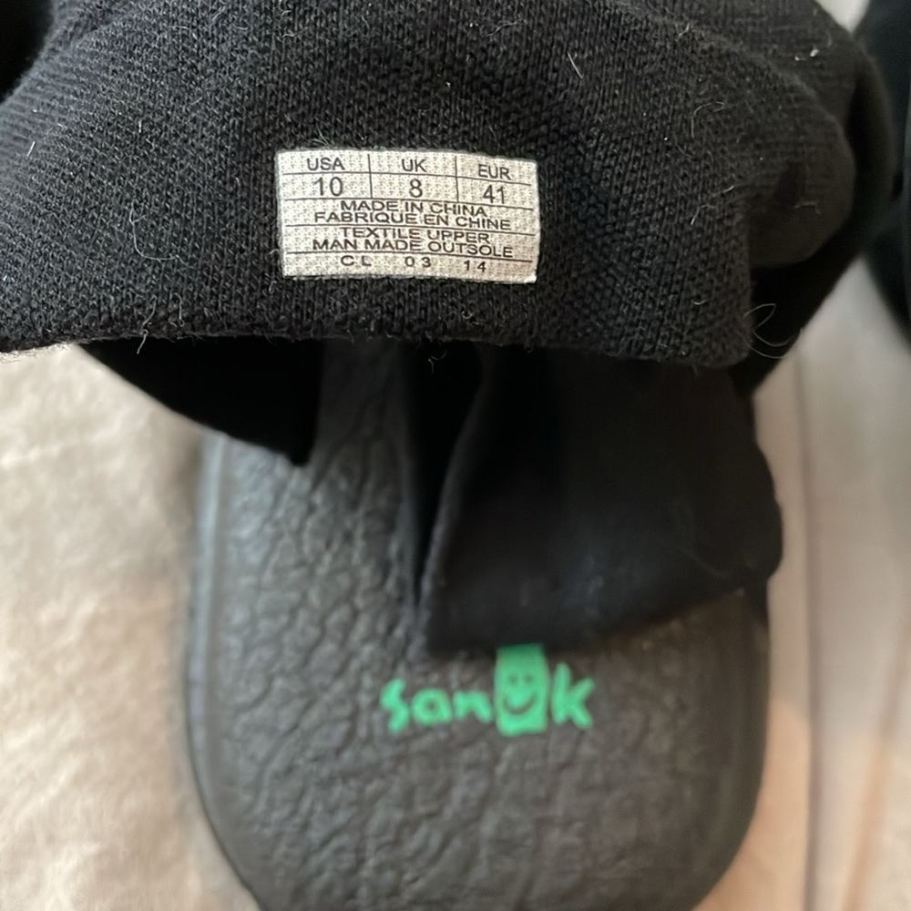 Sanuk yoga sling sandals sz 10 - Picture 5 of 5